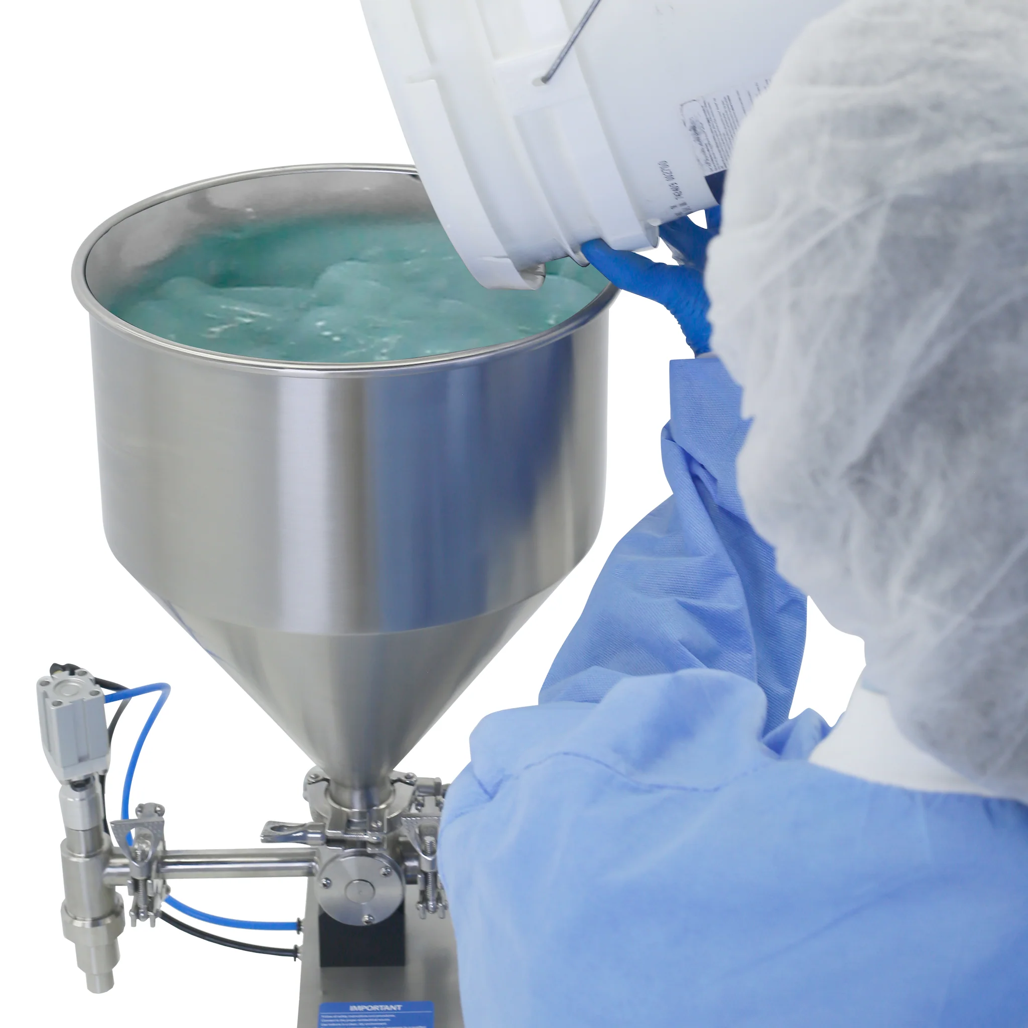 High Viscosity Tabletop Paste Piston Filler - 316 SS – 50ml - Image 2