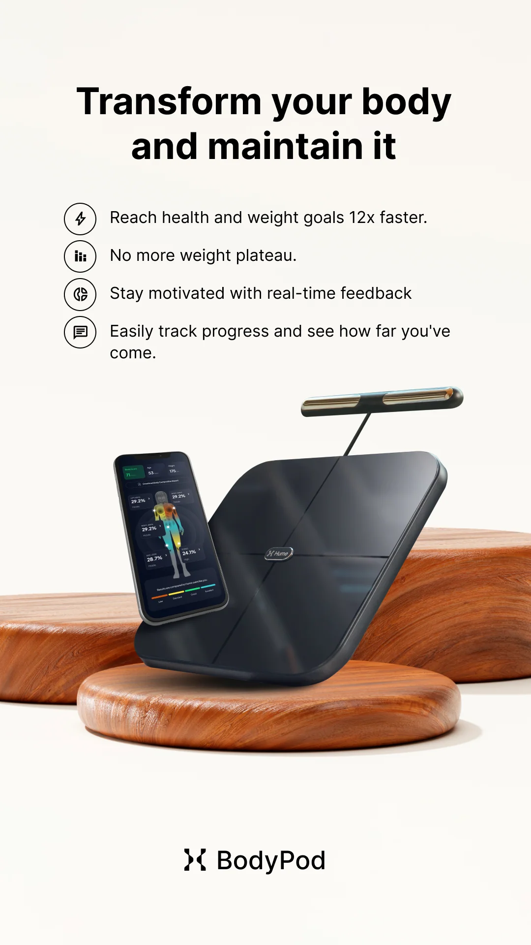 Hume Pod Scale - Precision Body Composition & Wellness Monitoring - Image 2