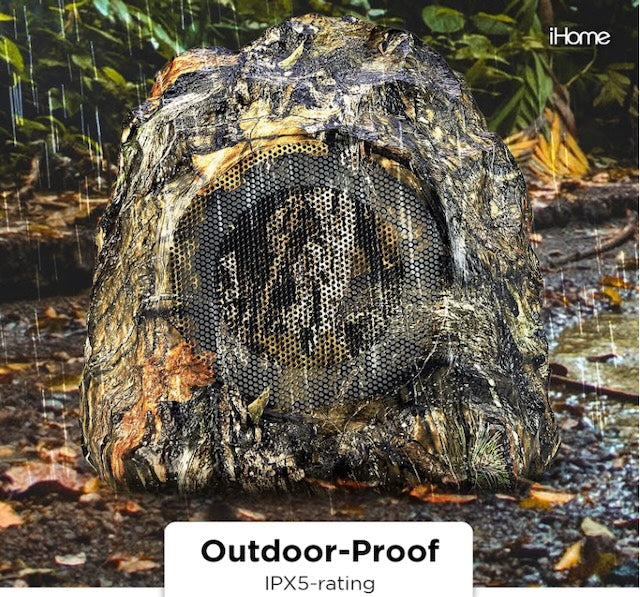 iHome Mossy Oak Camo Wireless Waterproof Rock Speaker - IHRK-400MOBC-PR - Image 2