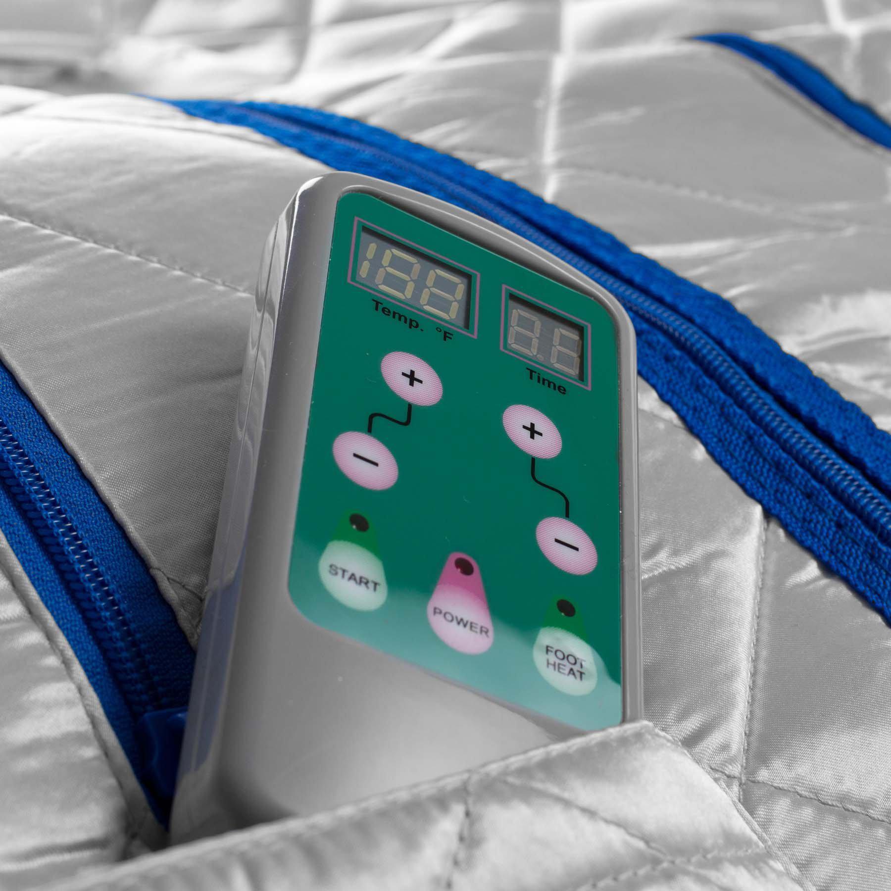 Durasage Health - Infrared Heated Personal Sauna with Air Ionizer Generator, 5+ Temperature Levels & up to 30 minutes - Image 7