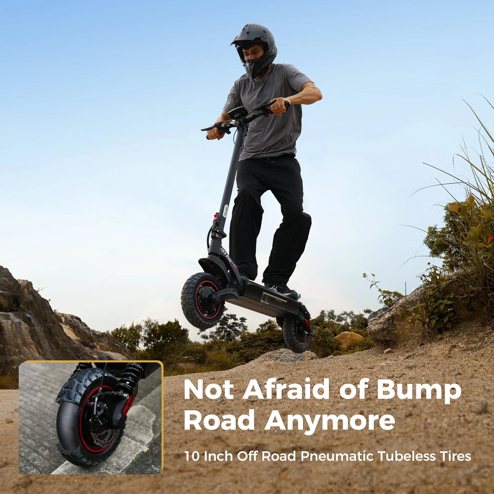 iScooter iX7 Pro Off-road Electric Scooter - Image 3