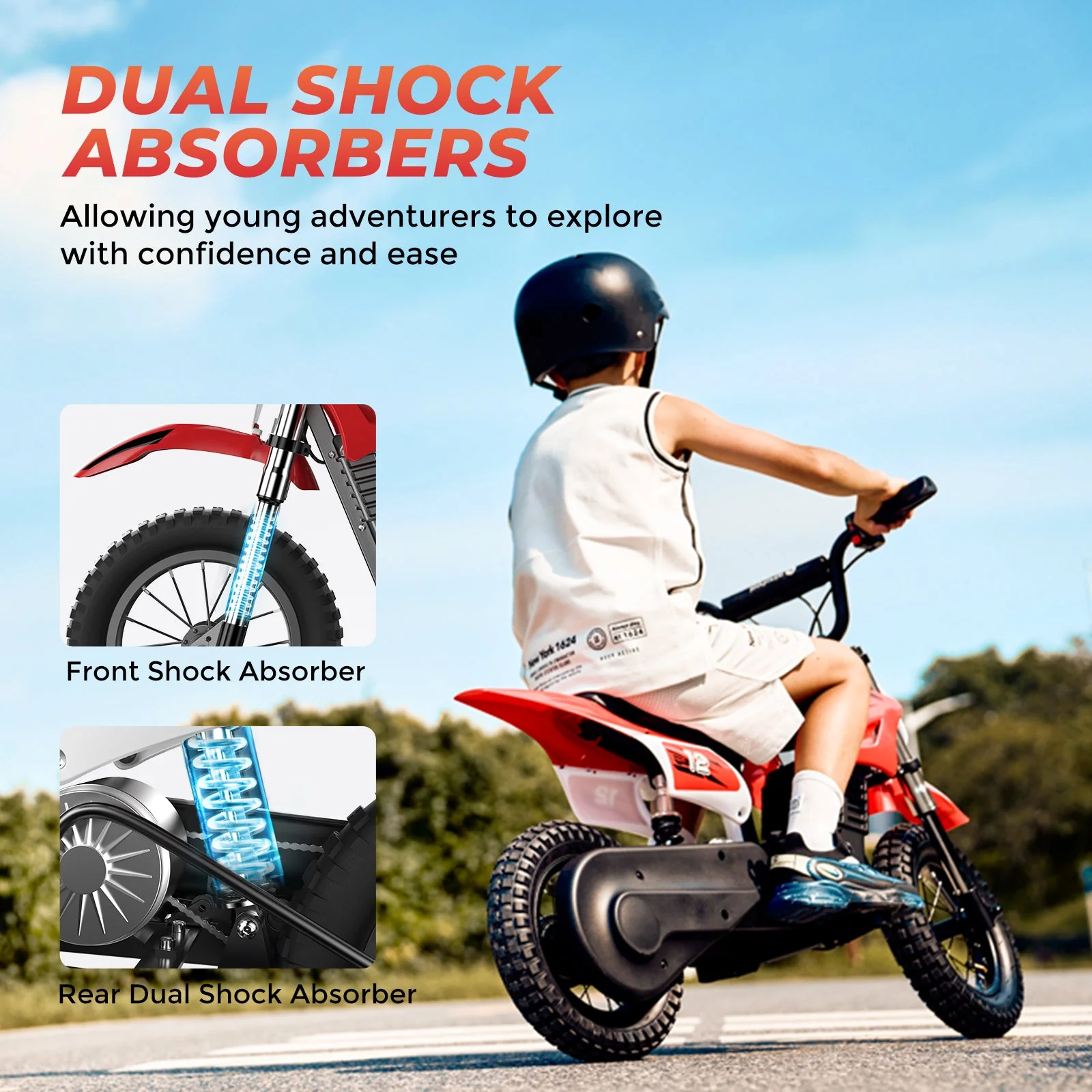 isinwheel A12 Electric Dirt Bike for Kids - Image 2