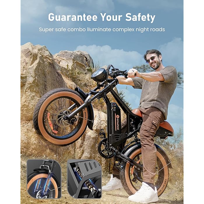 Isinwheel R6 Retro Electric Bike for Adults - Image 2