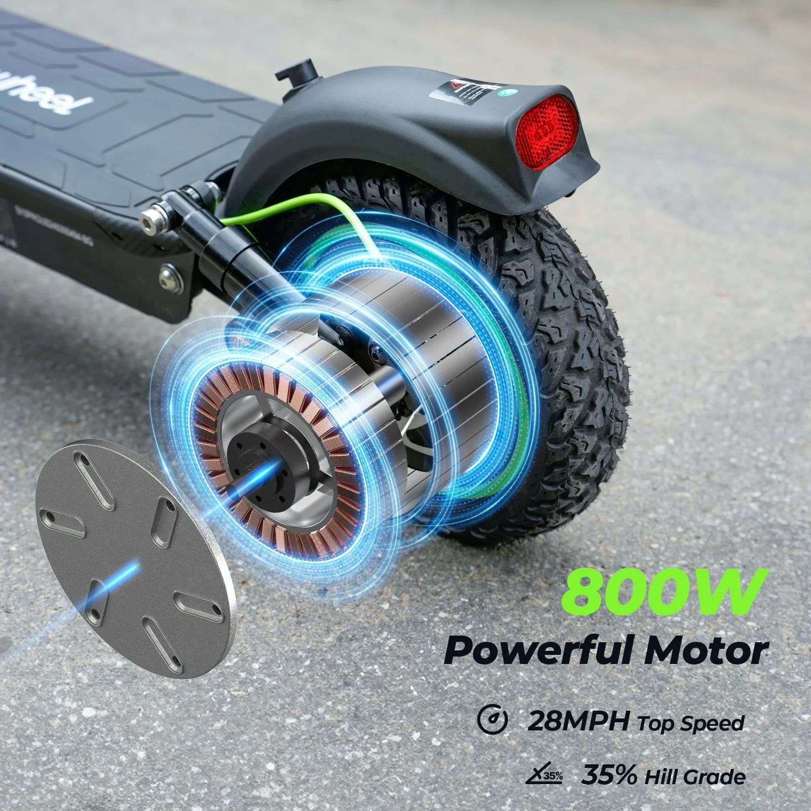 isinwheel S10 Pro 800W Commuting Electric Scooter - Image 2