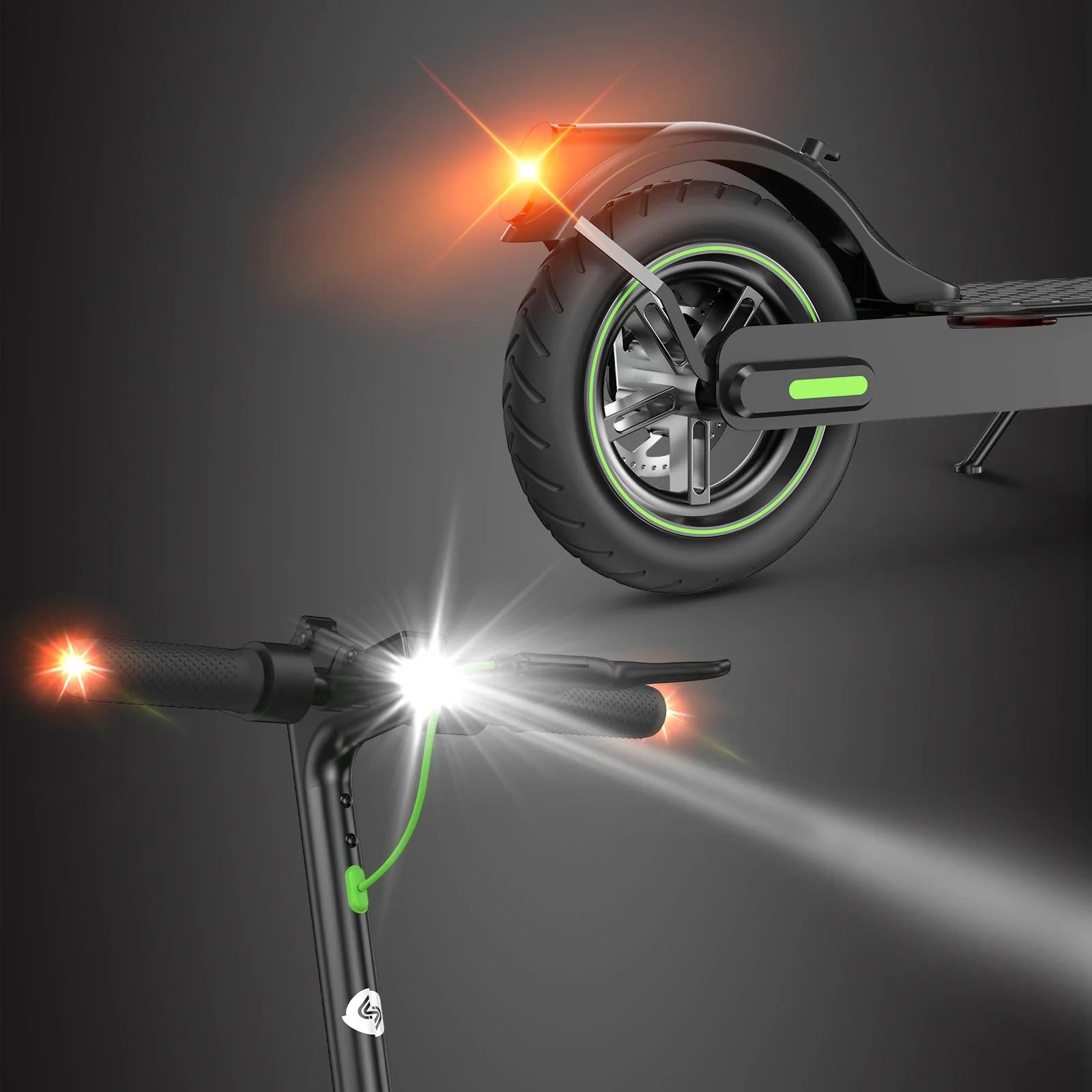 isinwheel S9 Pro Pneumatic Tire Electric Scooter - Image 6