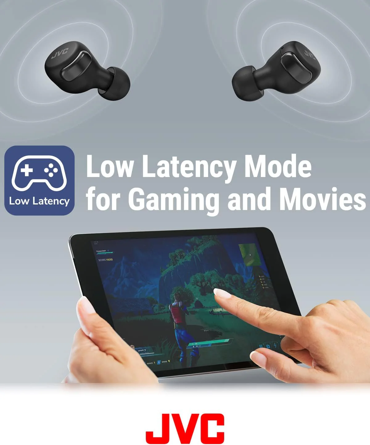 JVC Compact True Wireless Noise Cancelling Earbuds - Image 6