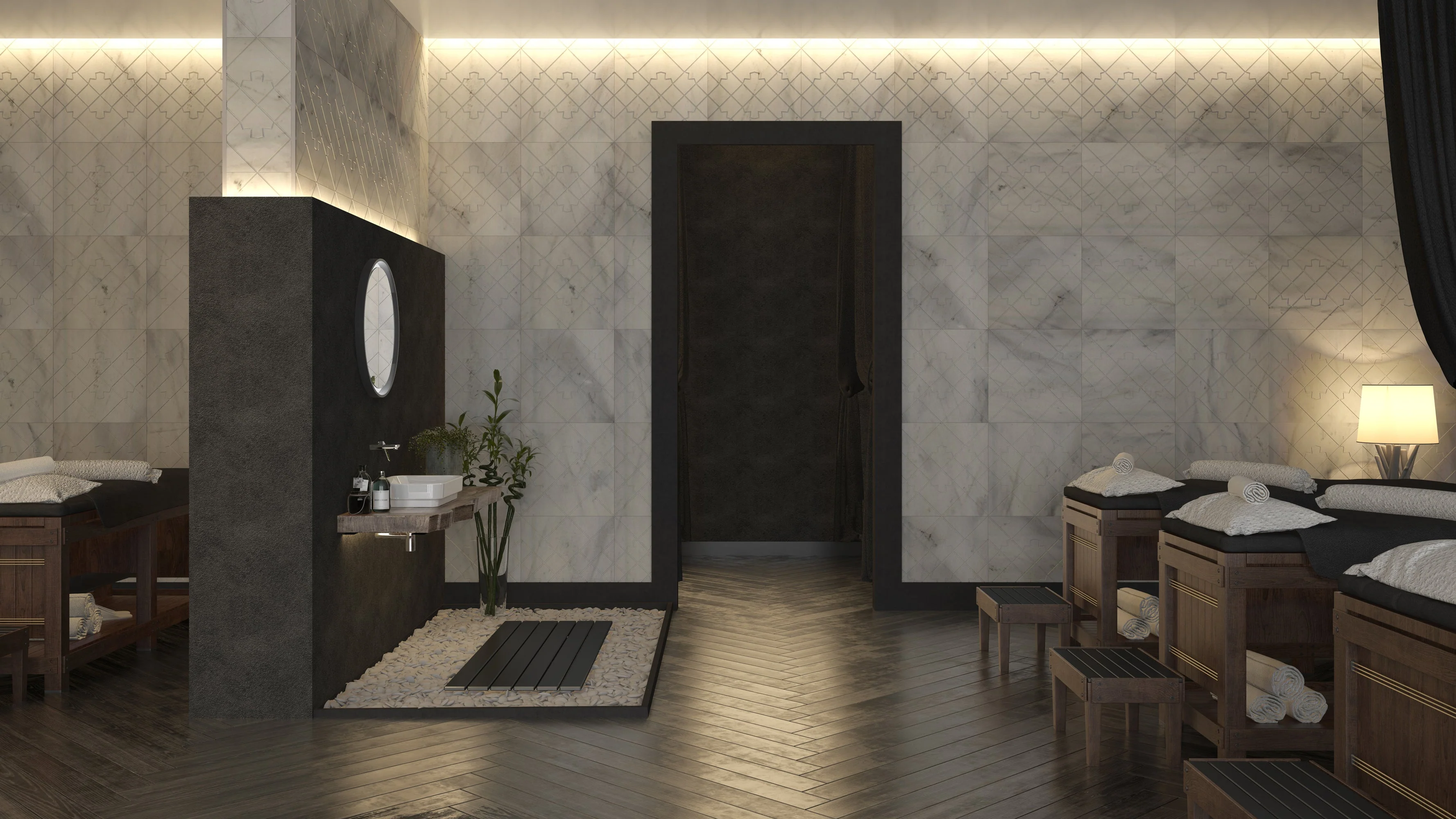 Kemalpasa White Marble Field Dimensional Stone OYSTER Wall Tile - Livfloors Collection - Image 3