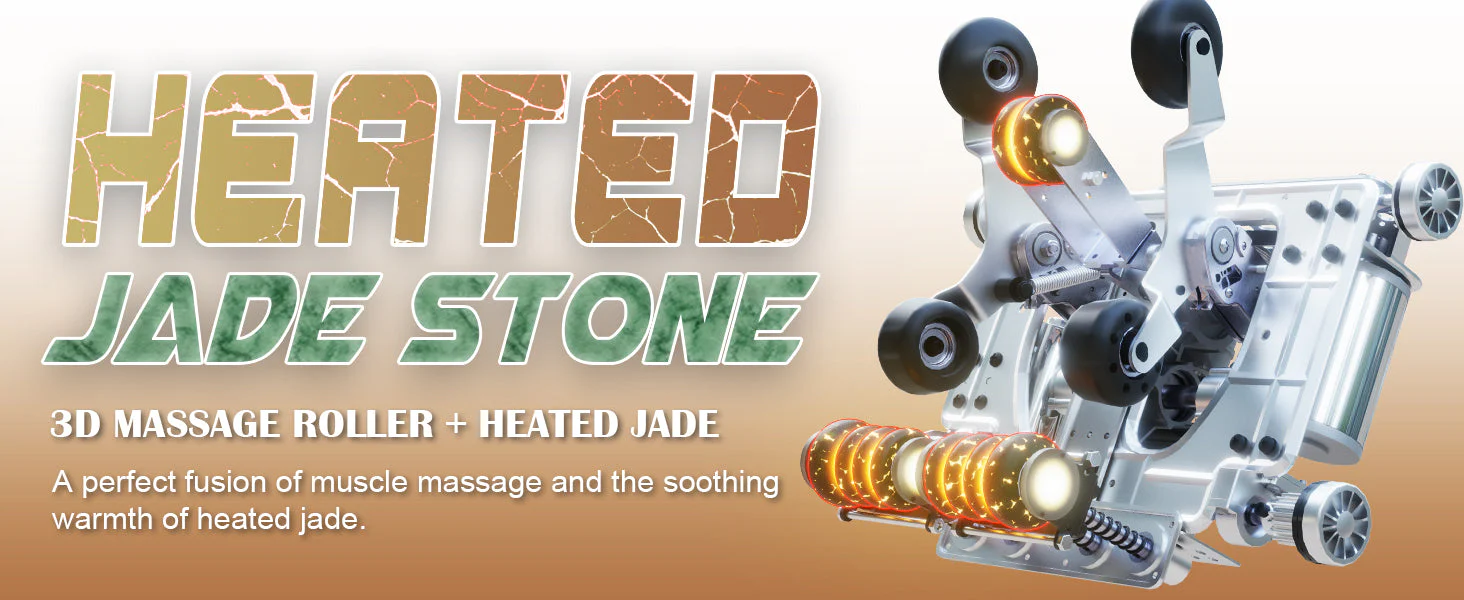 KoziSense KZ-313 3D Heated Jade Stone Roller Massage Chair,Deep Zero Gravity,SL-Track,Heat,Backlit Touch Screen,Wireless Charger - Image 6
