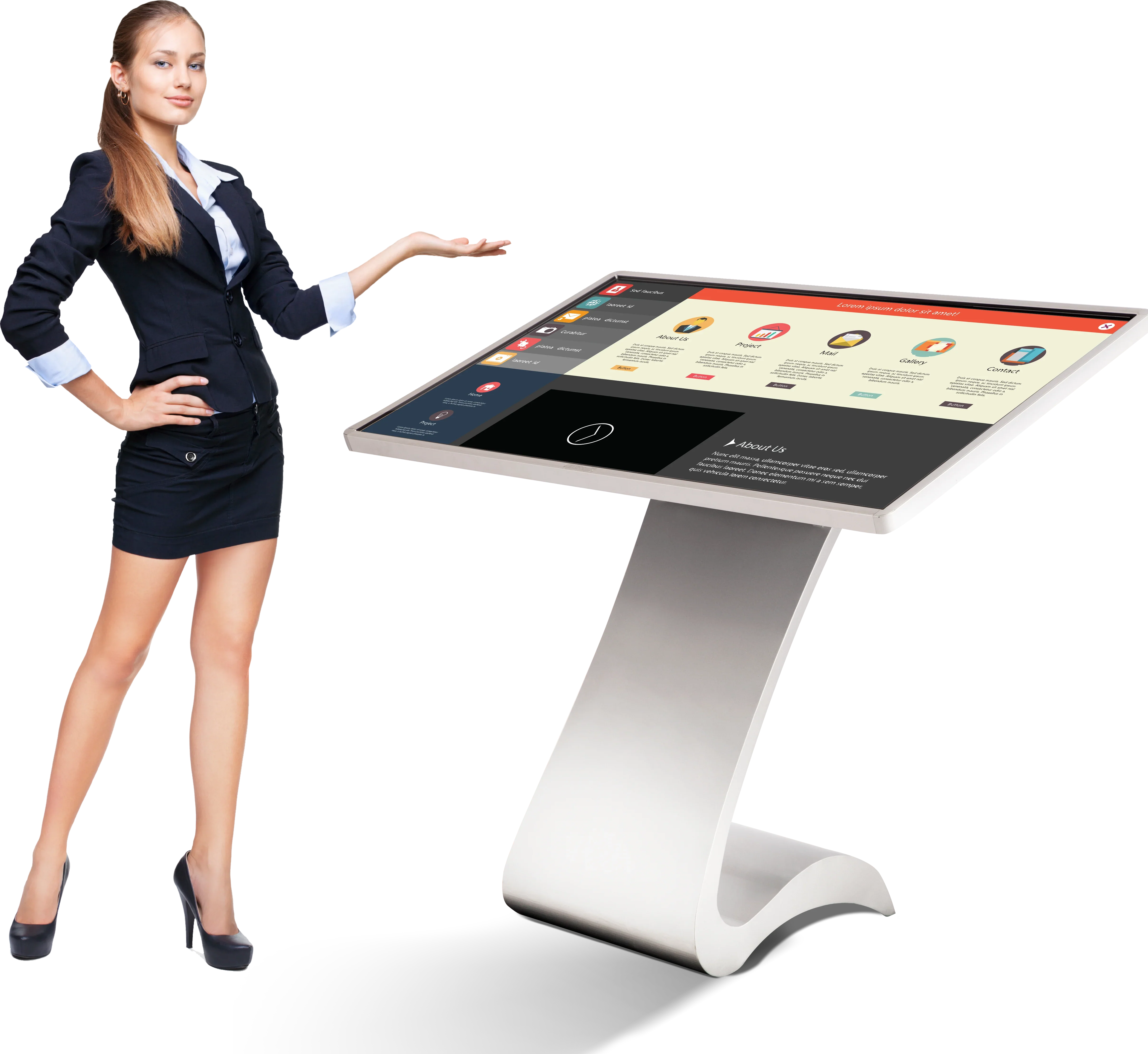 LEDscopic S-Design 4K - Touch Screen Computer Kiosk - Image 7