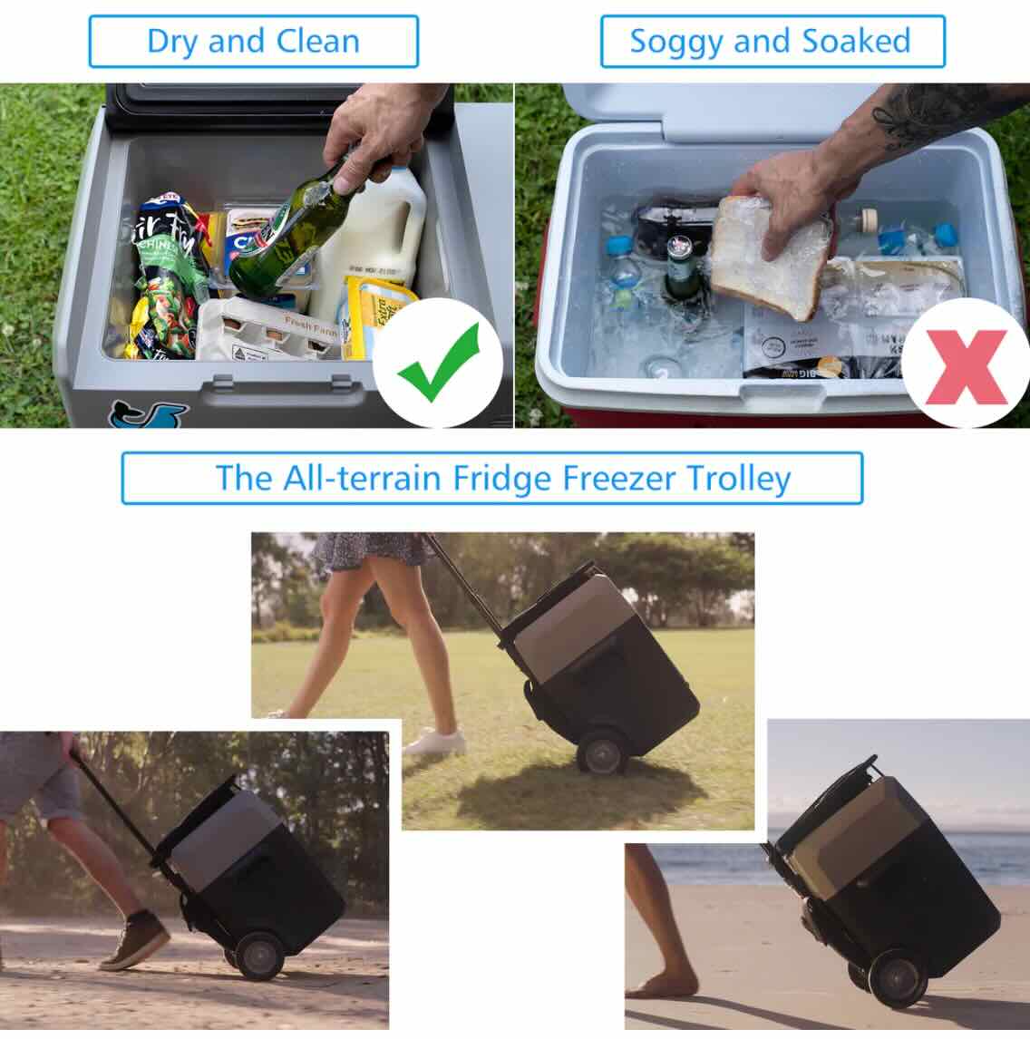 Acopower LionCooler Pro Portable Solar Fridge Freezer, 42 Quarts - With Battery - Image 3