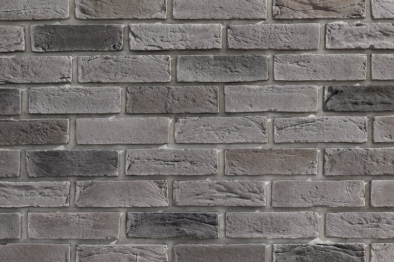 Loft Smoke Manufactured Stone Handmade Brick Veneer - Livfloors Collection - Image 3