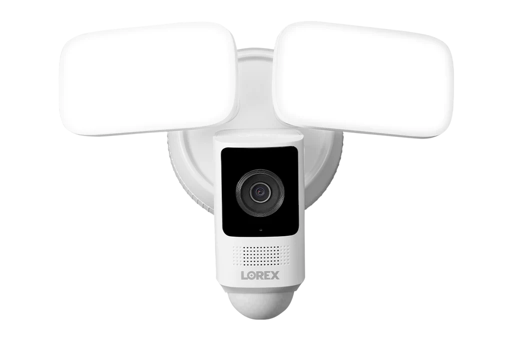 Lorex W452ASDB-E Wi-Fi 2K 4.0-MP Wired Floodlight Security Camera (Black) - Image 2