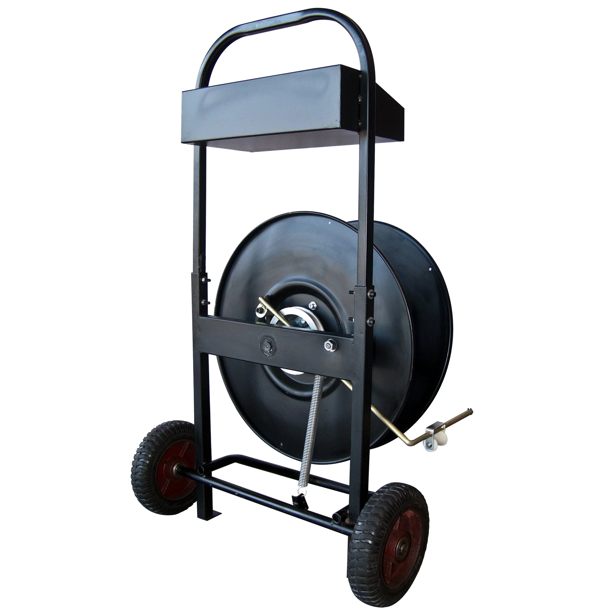 Manual Poly Strapping Dispenser Cart - 8" Core - Image 4