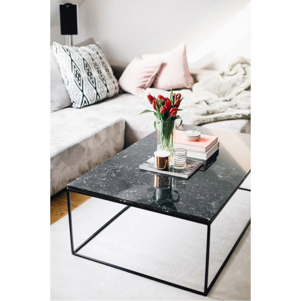 Marble Coffee Table Square Polished and Eased Edge - Image 6