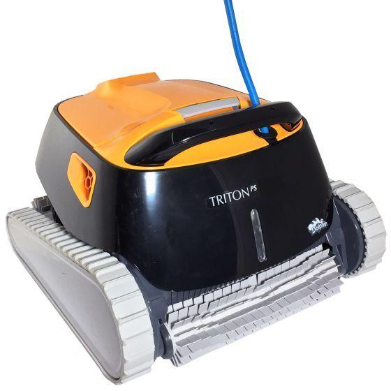 Maytronics Dolphin Triton PS Robotic Pool Vacuum Cleaner with Caddy & Cover - Image 4