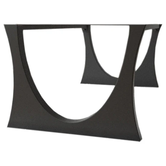 Metal Dining Table Base for Heavy Table Tops Matte Black - Image 5
