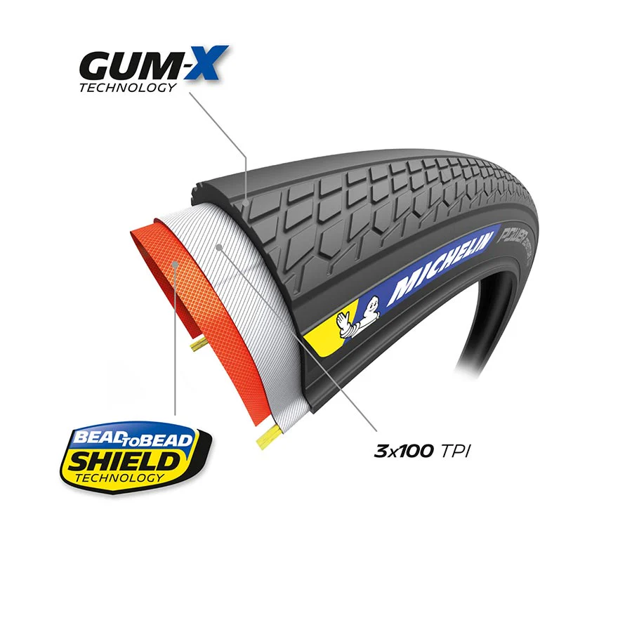 Michelin POWER ADVENTURE CLASSIC TS TLR Gravel Tire - Image 5