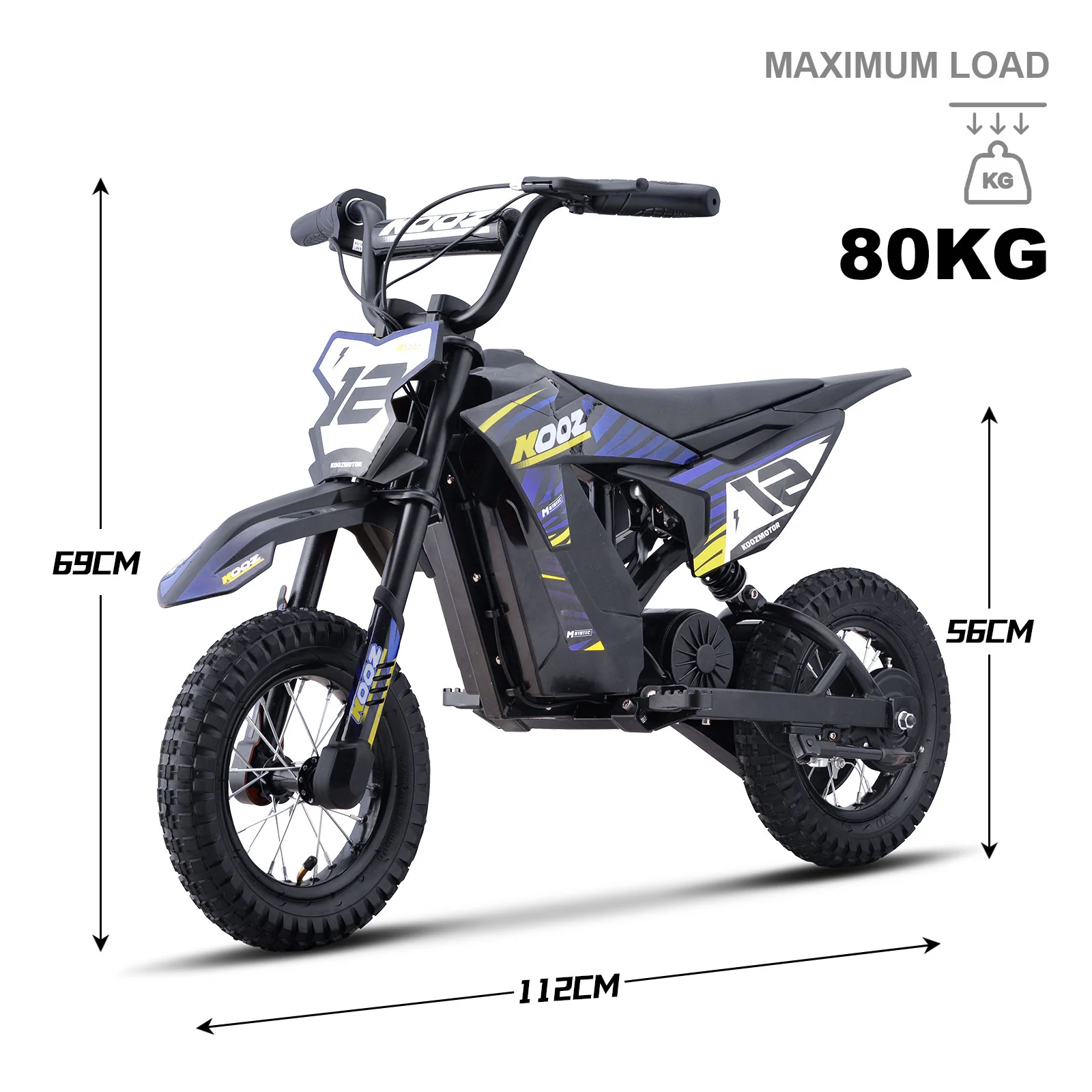 MotoTec 36v 300w Electric Dirt Bike HP122E - Image 6