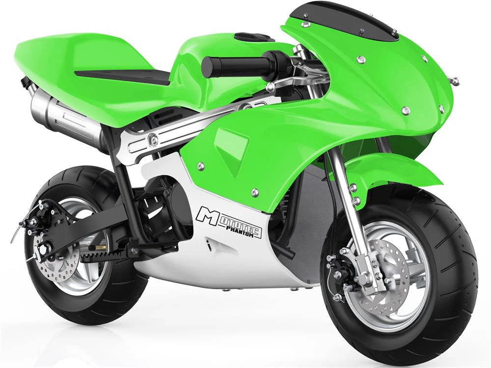 MotoTec Phantom Gas Pocket Bike 49cc 2-Stroke - Image 3