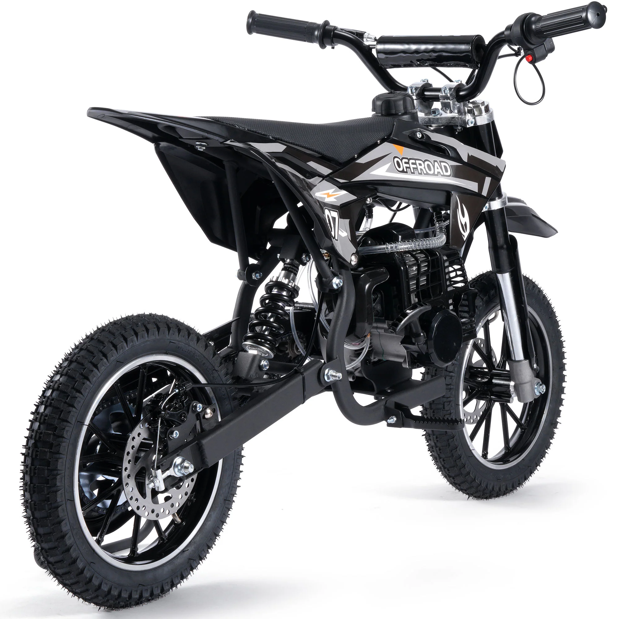 MotoTec Pioneer 49cc 2-Stroke Kids Gas Dirt Bike - Image 8
