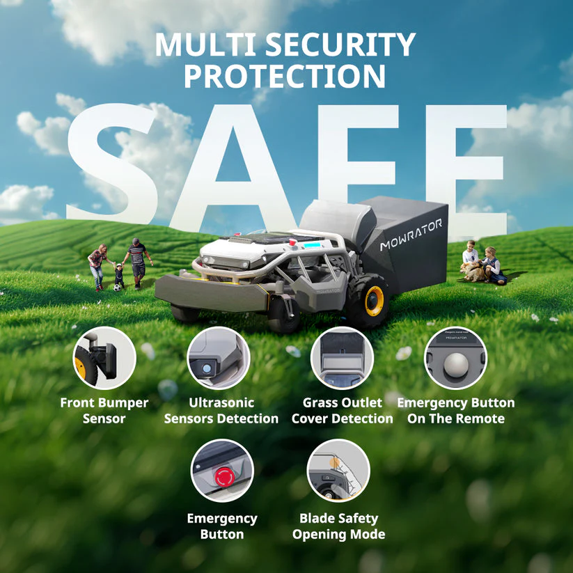 Mowrator S1 2WD Lawn Mower + Extra 12Ah Battery - Image 6