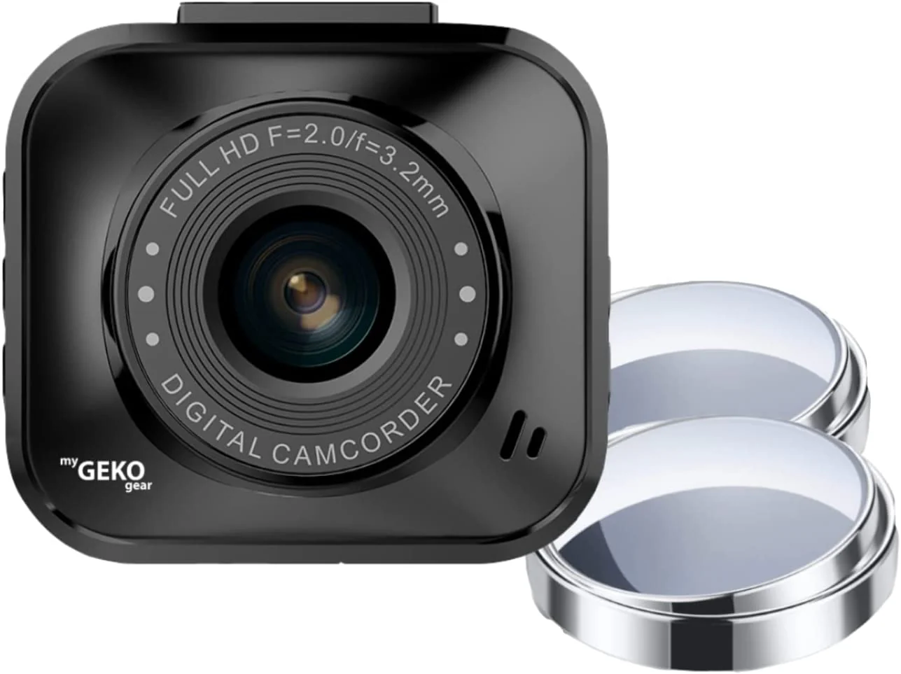 myGEKOgear by Adesso Orbit 122 Full HD 1080p Dash Cam, G-Sensor, and 2 Blindspot Mirrors Included - Image 6