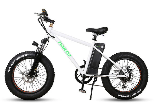 Nakto Fat Tire Mini Cruiser 20" Electric Bike - Image 6