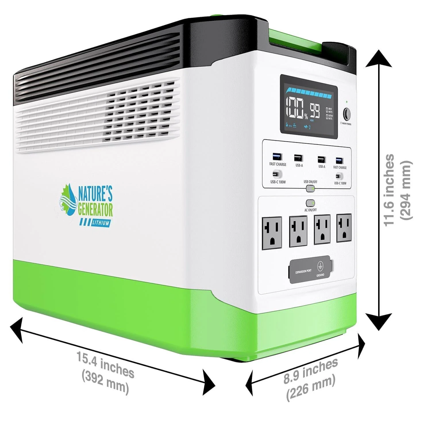 Nature's Generator Lithium 1800 Solar Generator and Transfer Switch - Image 11