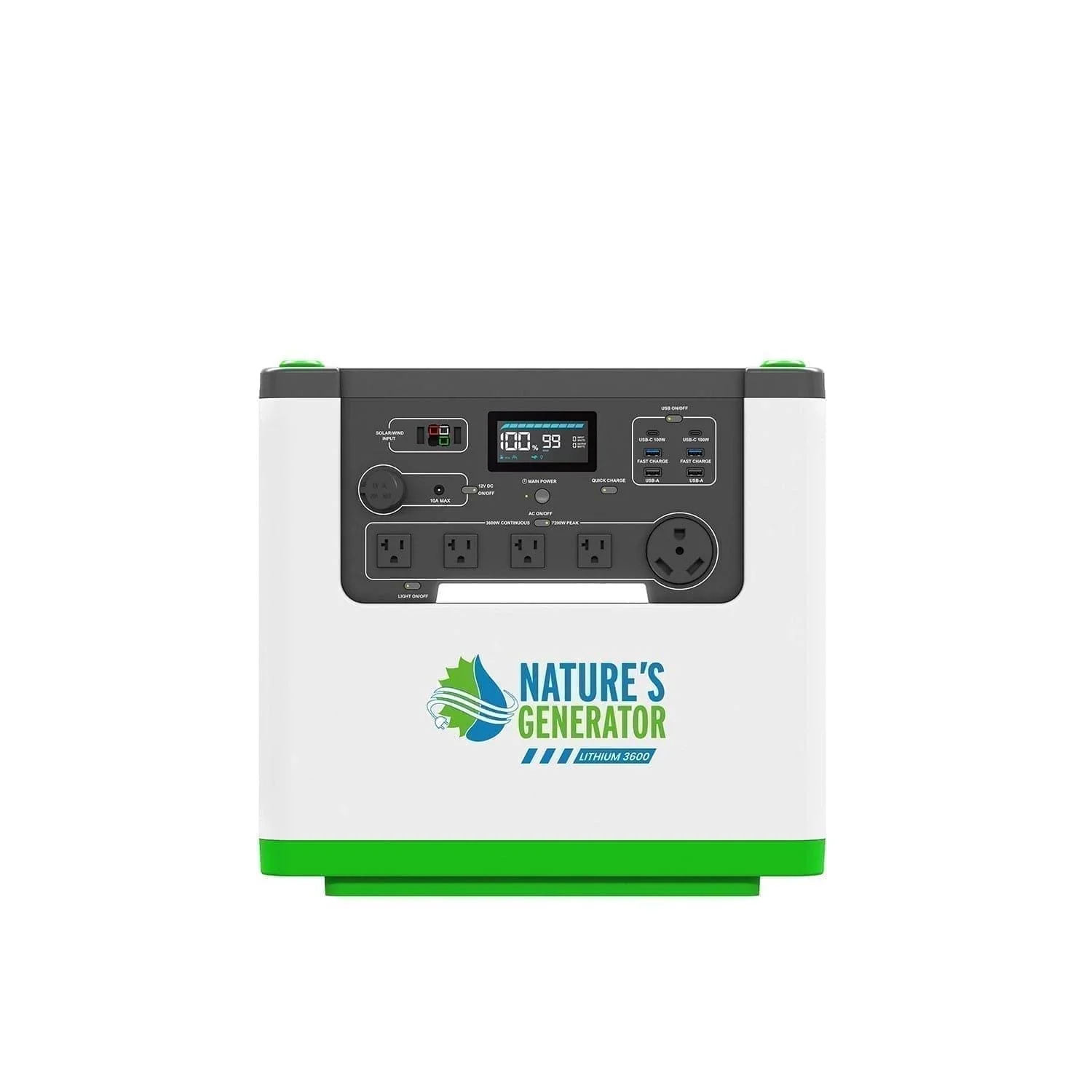Nature's Generator Lithium 3600 Solar and Wind Generator - Image 7