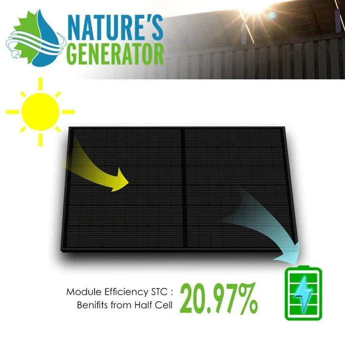 Nature's Generator Lithium 6000 with Solar Panels and Wind Turbine - Image 7