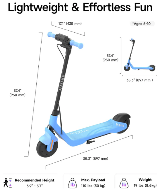 Navee K100 E-Scooter for Kids - Image 5