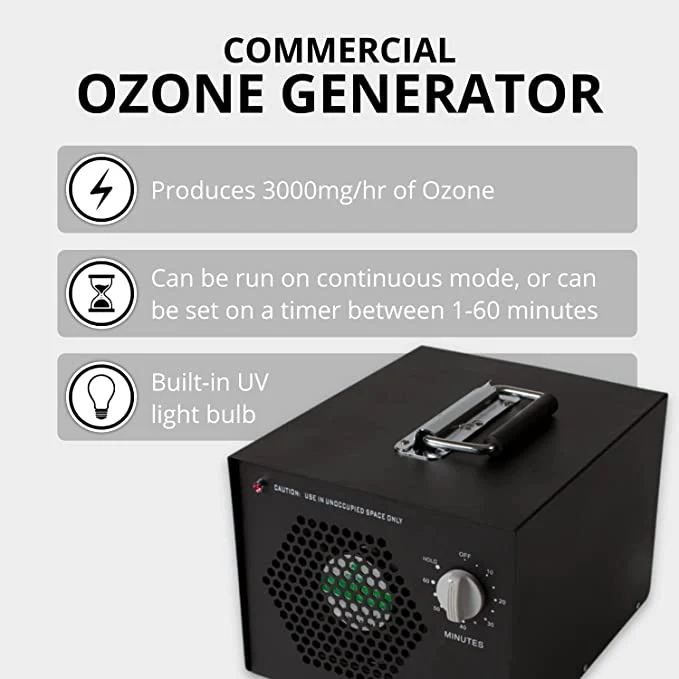 New Comfort Commercial Air Purifier Cleaner Ozone Generator with UV and 3 Year Warranty by Prolux - Image 2