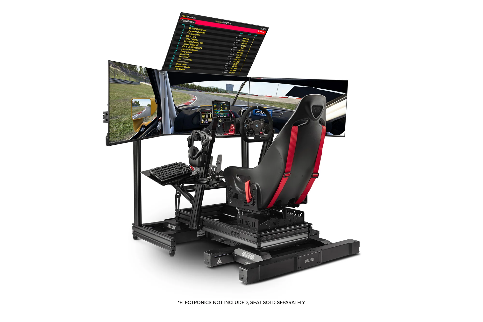 Next Level Racing NLR-E001 F-GT Elite Simulator Cockpit - Wheel Plate Edition - Image 4
