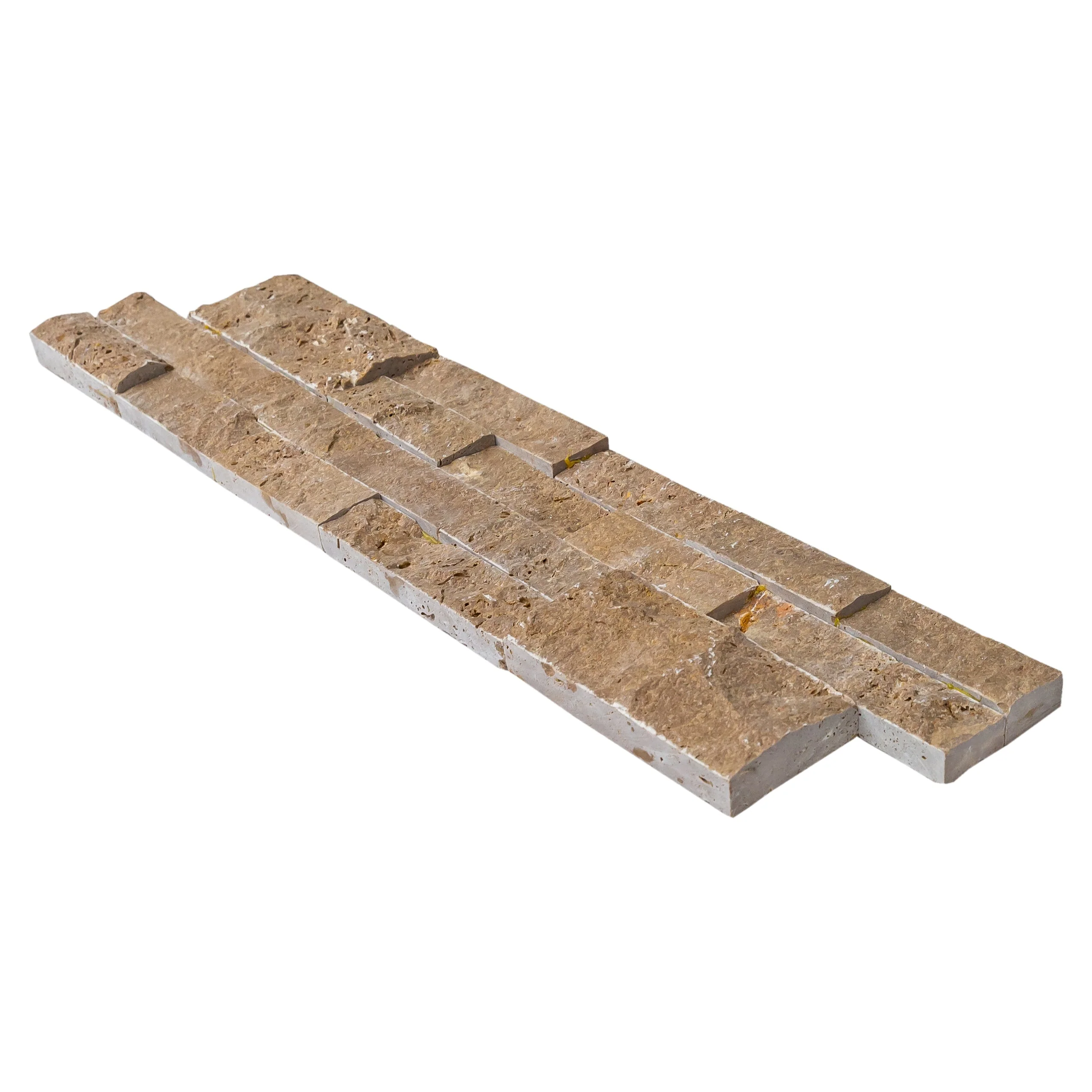 Noce Brown Ledger 3D Panel 6"x24" Natural Marble Wall Tile - Full Truckload - Image 9