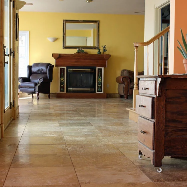 Oasis Gold Travertine Honed and Filled Floor and Wall Tile - Livfloors Collection - Image 14