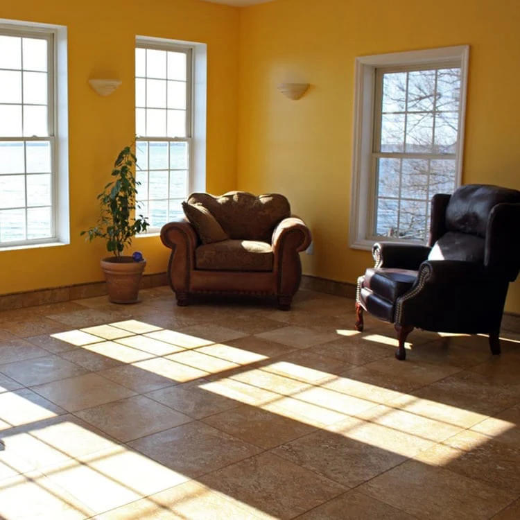 Oasis Gold Travertine Honed and Filled Floor and Wall Tile - Livfloors Collection - Image 7