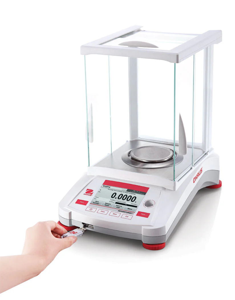 OHAUS AX224 ADVENTURER ANALYTICAL BALANCE 220g 0.0001g 0.1mg - 2 YEAR WARRANTY - Image 7