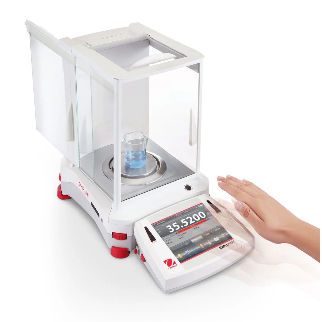 OHAUS EX124 EXPLORER ANALYTICAL BALANCE 120g 0.0001g 0.1mg 2Y WARRANTY - Image 6