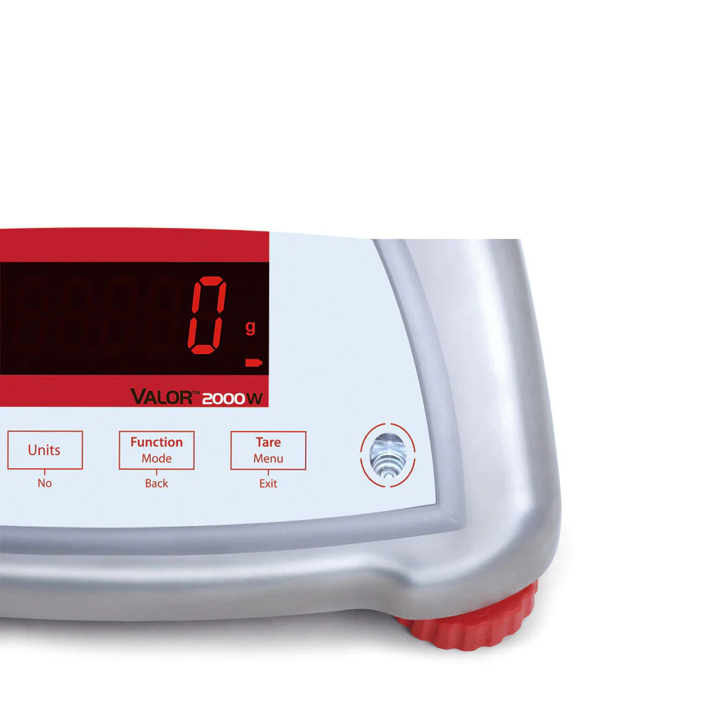 OHAUS VALOR V22XWE3T 3000g 0.5g WATER RESISTANT COMPACT FOOD SCALE 1 Y WARRANTY - Image 5