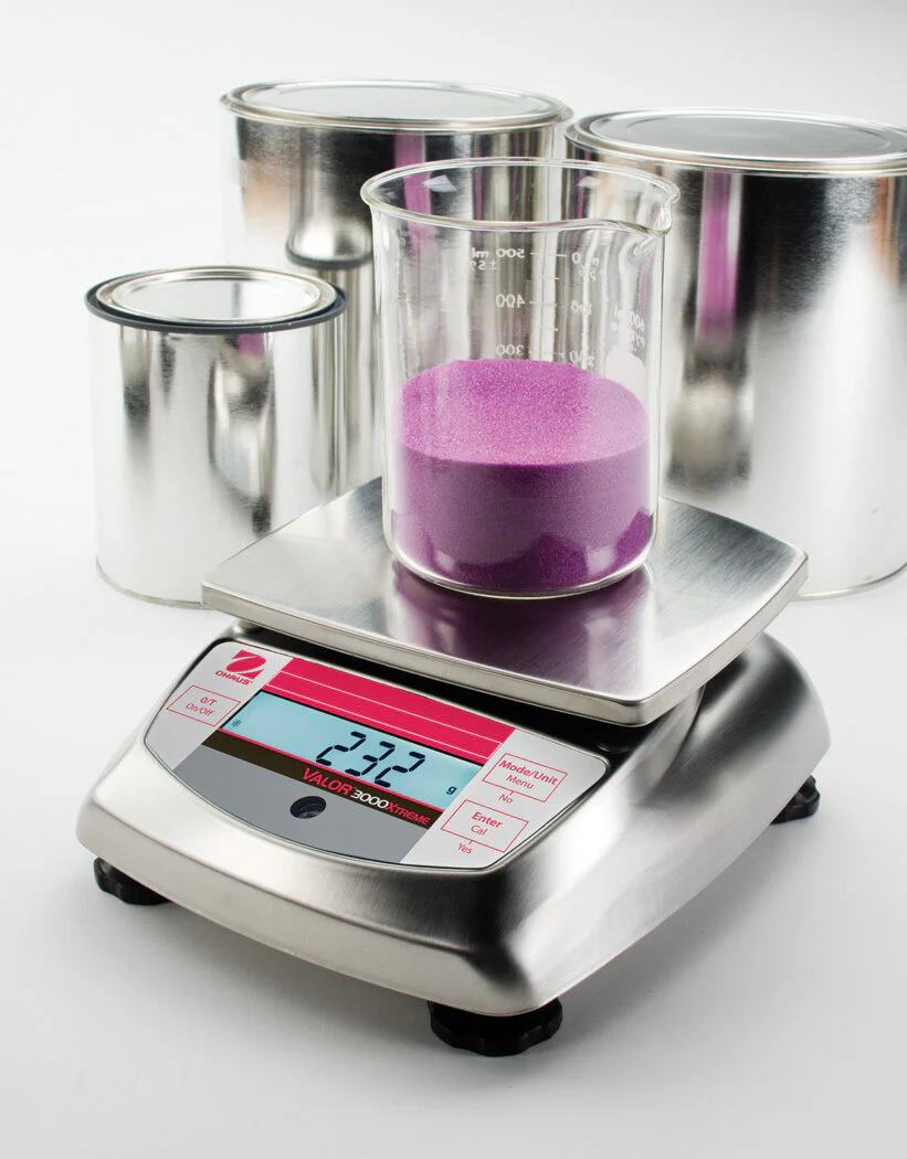 OHAUS VALOR V31XH4 4000g 0.1g STAINLESS STEEL COMPACT PRECISION FOOD SCALE - Image 2