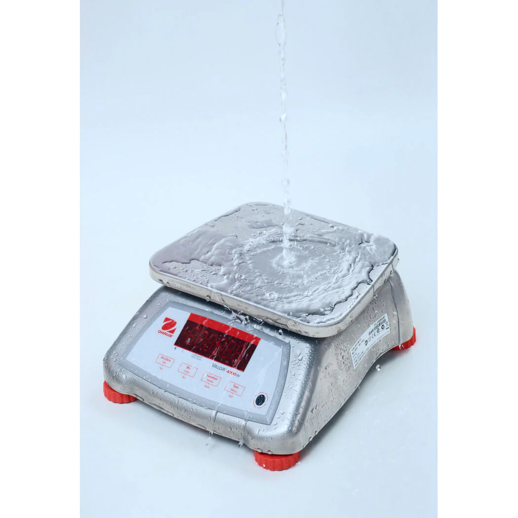 OHAUS VALOR V41XWE6T 6000g 1g WATER RESISTANT COMPACT FOOD SCALE 2Y WARRANTY NTEP - Image 2