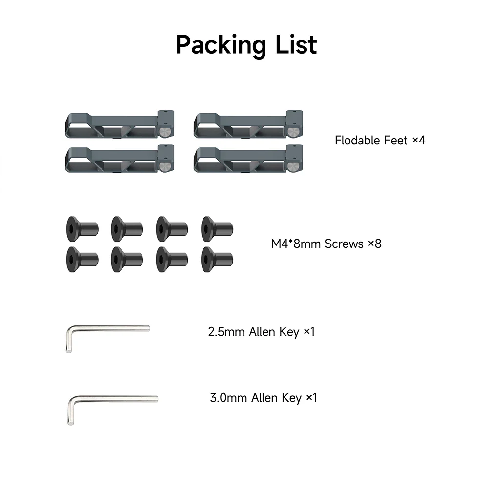 Ortur Foldable Feet for LM3 Series - Image 3