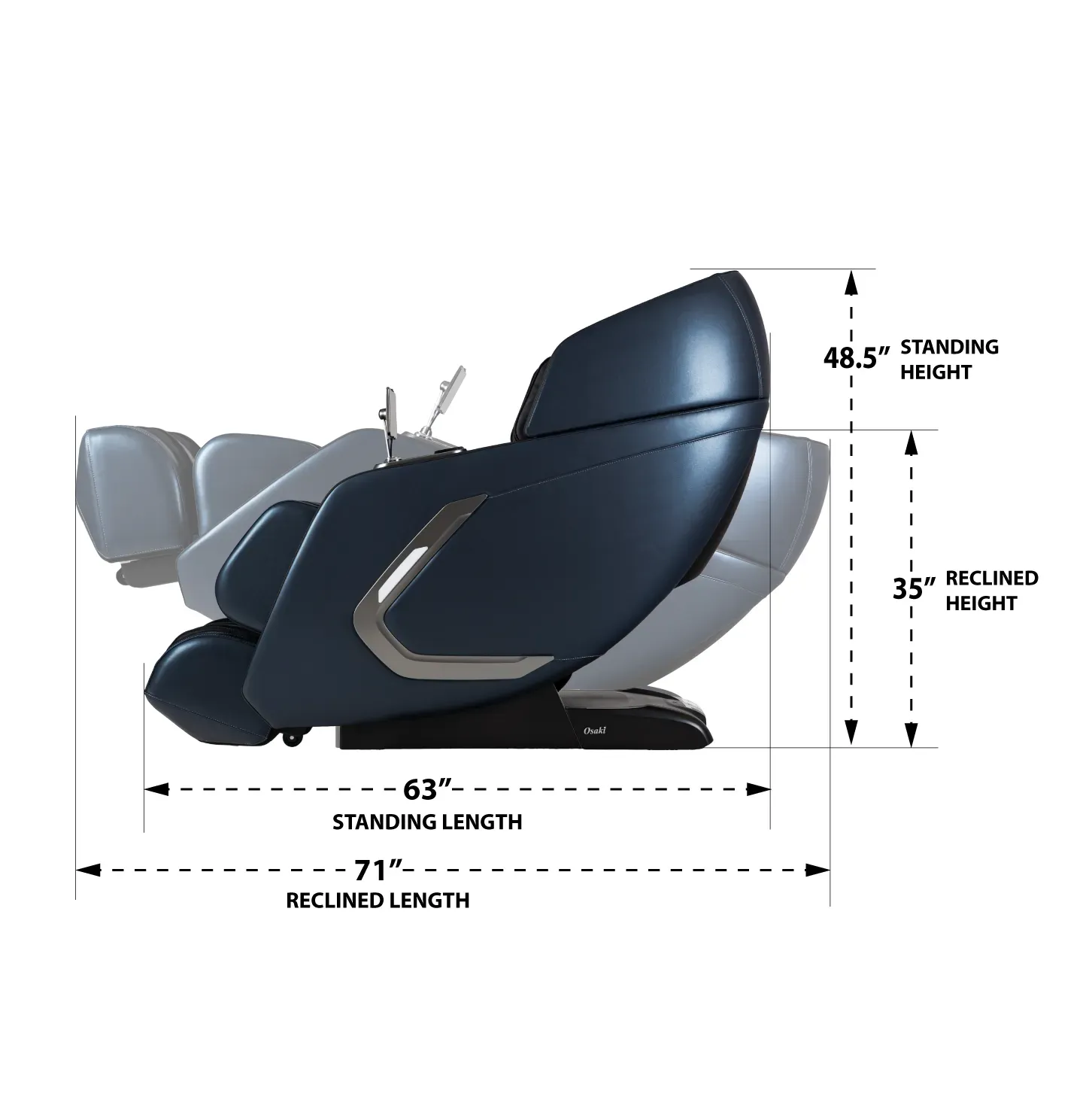 Osaki 4D Bravo Duo Massage Chair - Image 5