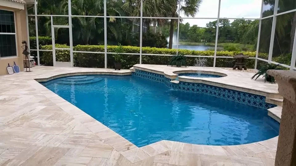 Patara Beige Vein-cut Travertine Pattern Tumbled Pavers - Full Truckload - Image 3