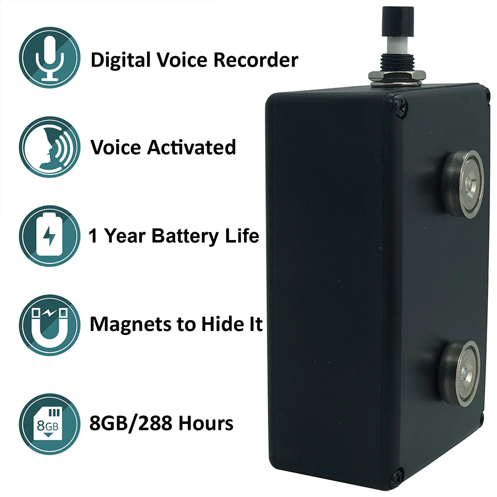 PBN - TEC Black Vox 365 Days Super Long Life Internal Audio Recorder 8GB - Image 4
