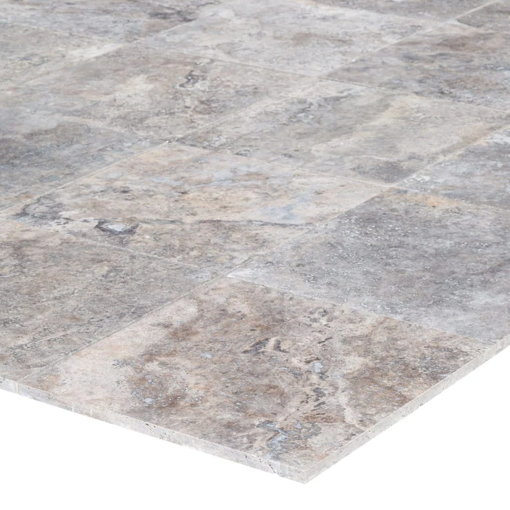 Pewter Travertine Honed and Filled Floor and Wall Tile - Livfloors Collection - Image 10