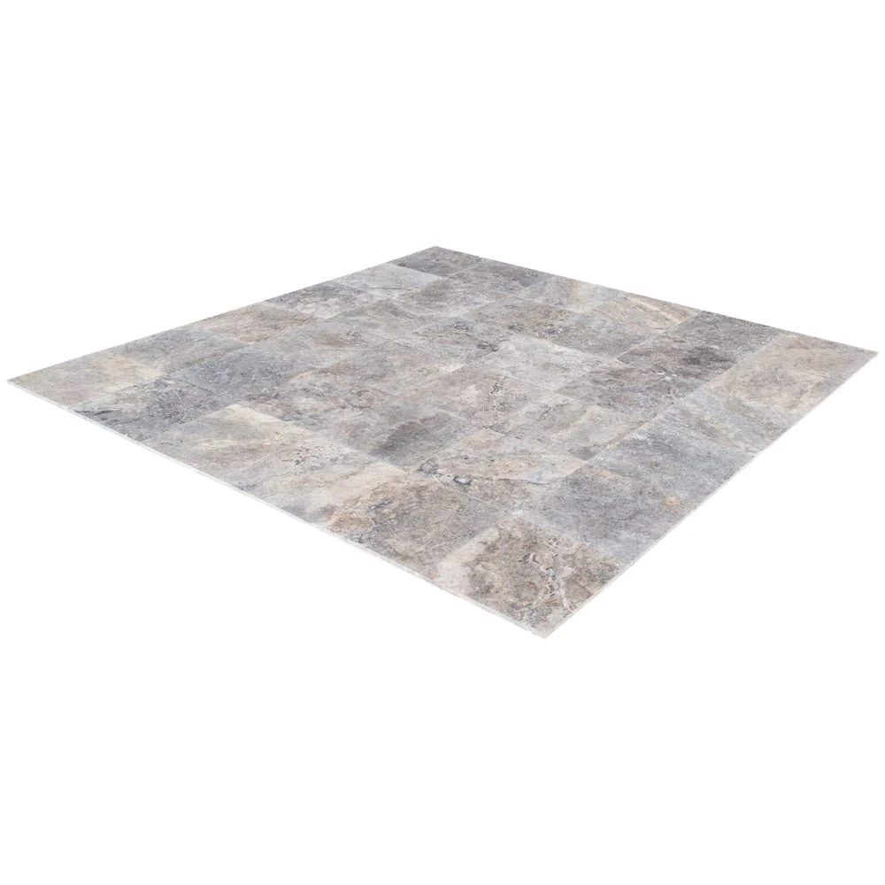 Pewter Travertine Honed and Filled Floor and Wall Tile - Livfloors Collection - Image 6