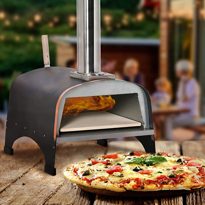 Pizzello WN-003T Outdoor Pizza Oven with 13" Pizza Stone - Image 4