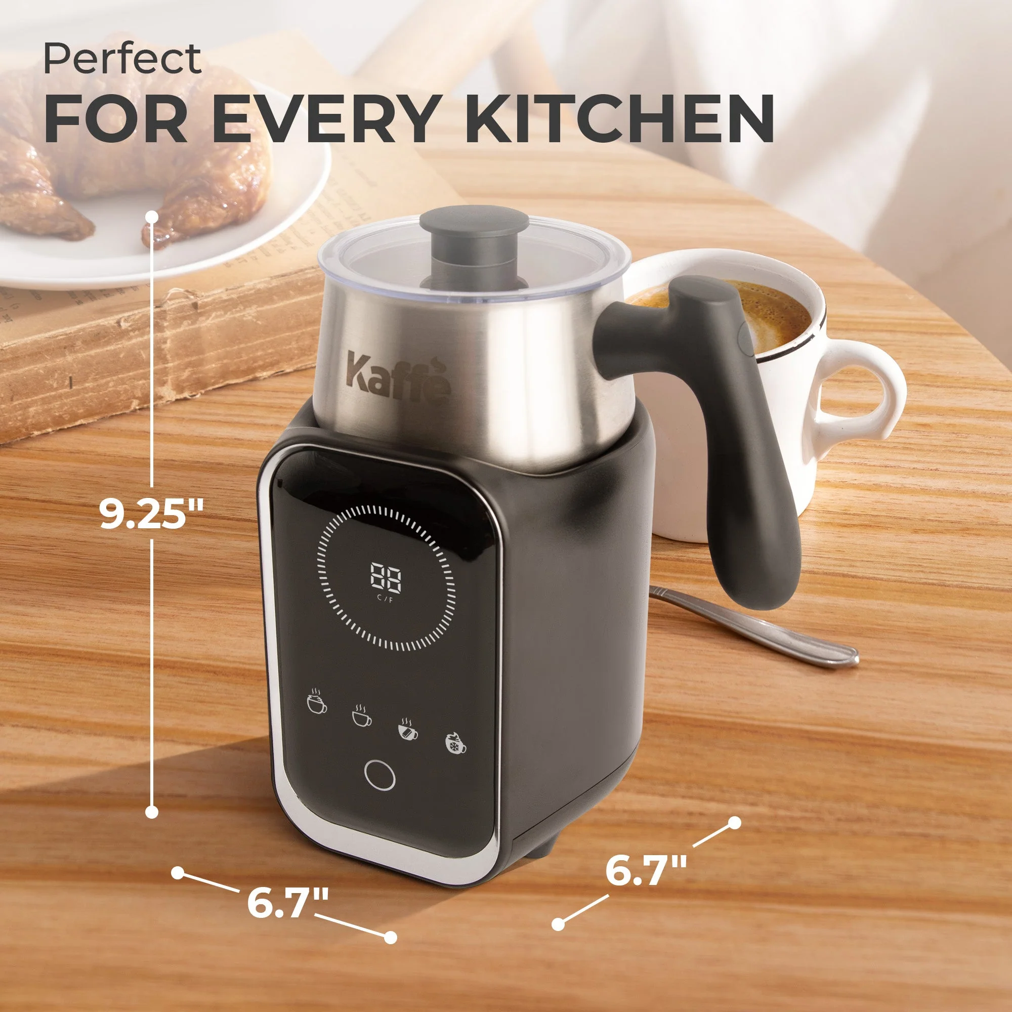 Pour-in Premium Milk Frother w/ Digital Screen, KF6075 - Image 6