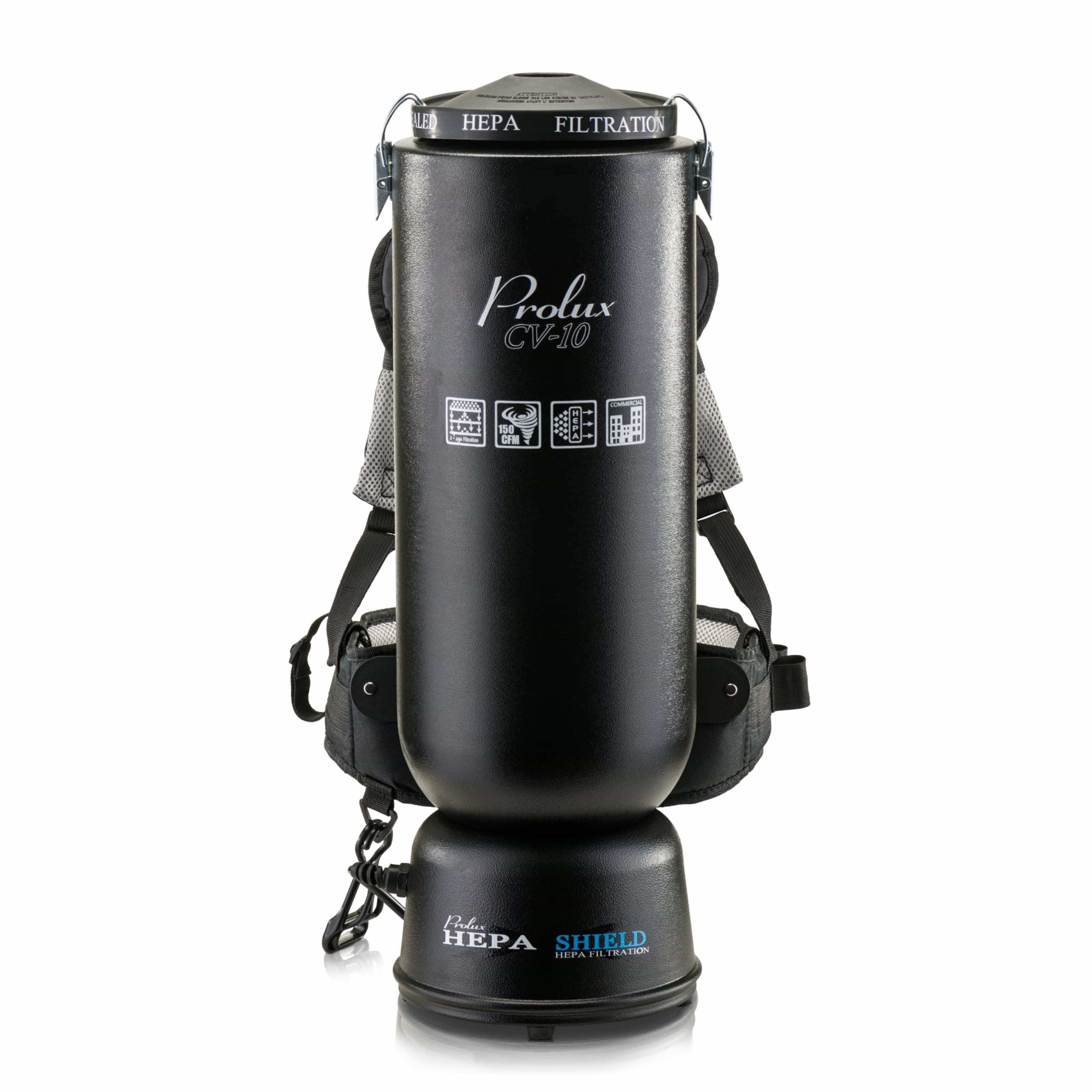 Powerful Lightweight Prolux PLC10 10qt Backpack Vacuum w/ 1 1/2" Tool Kit and 5 YR Warranty - Image 3